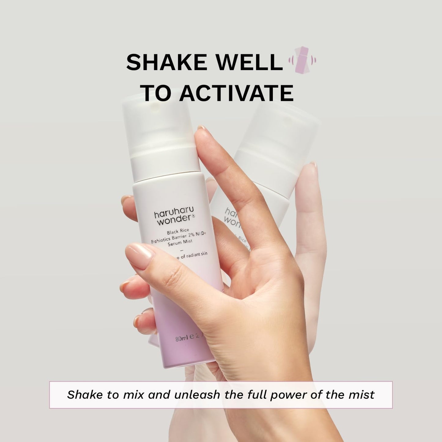 Black Rice Probiotics Barrier NAD+ Serum Mist by HaruHaru