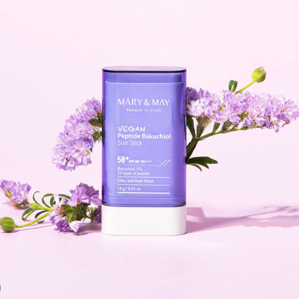 Vegan Peptide Bakuchiol Sun Stick SPF50+ PA++++ by Mary & May