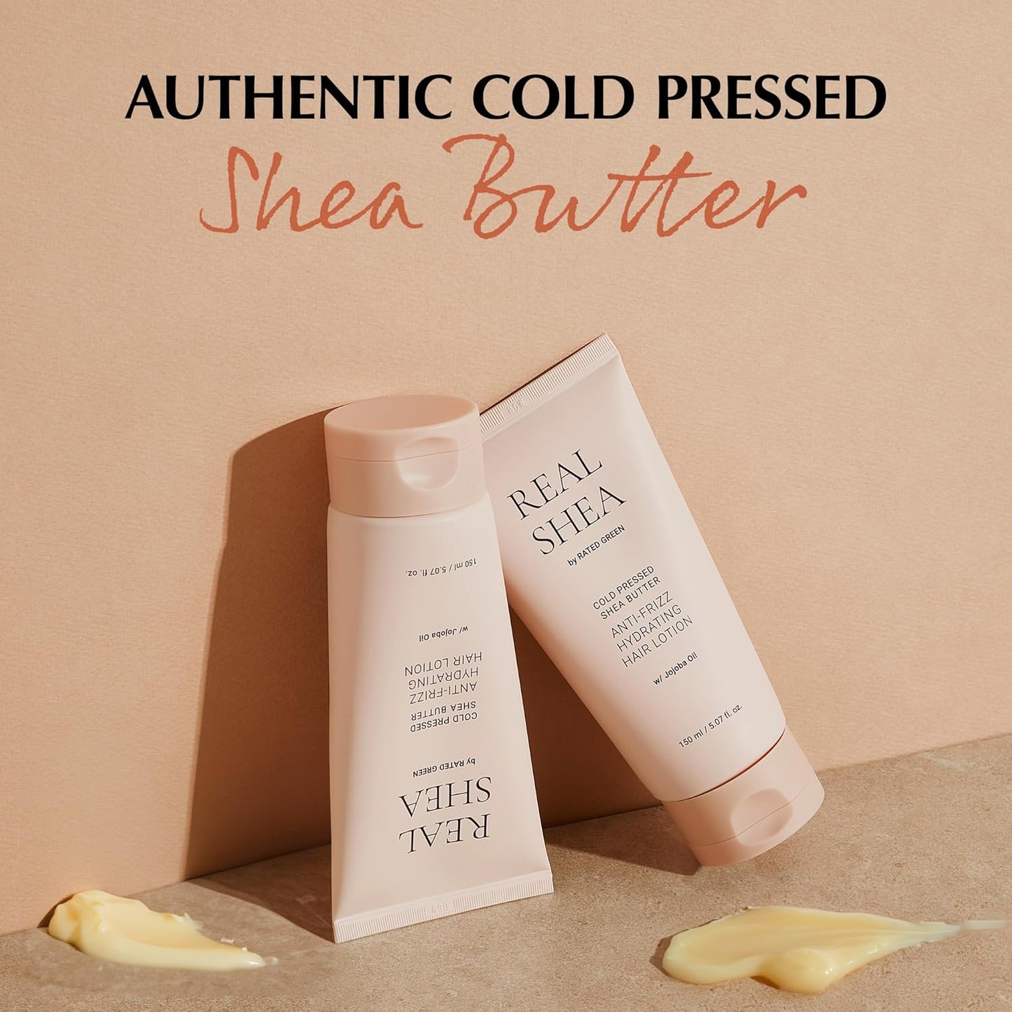 Real Shea Anti Frizz Hydrating Leave-in Lotion w/Jojoba Oil by Rated Green