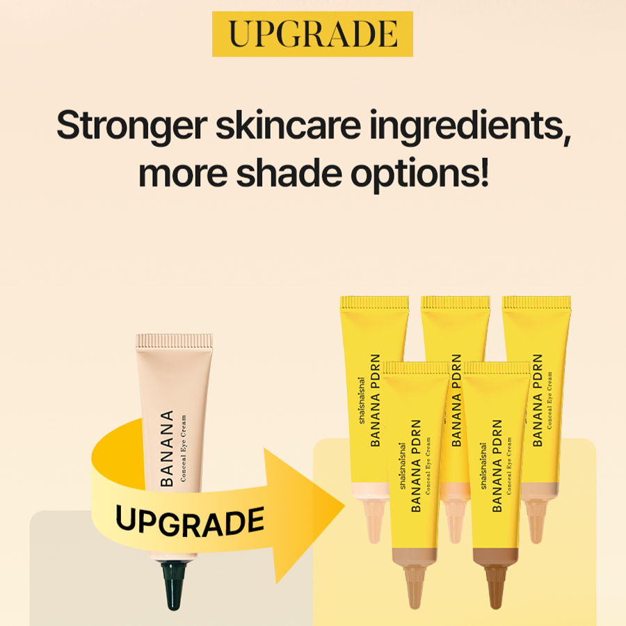 Κρέμα Ματιών & Concealer με PDRN Μπανάνας για Λάμψη & Ενυδάτωση της Shaishaishai