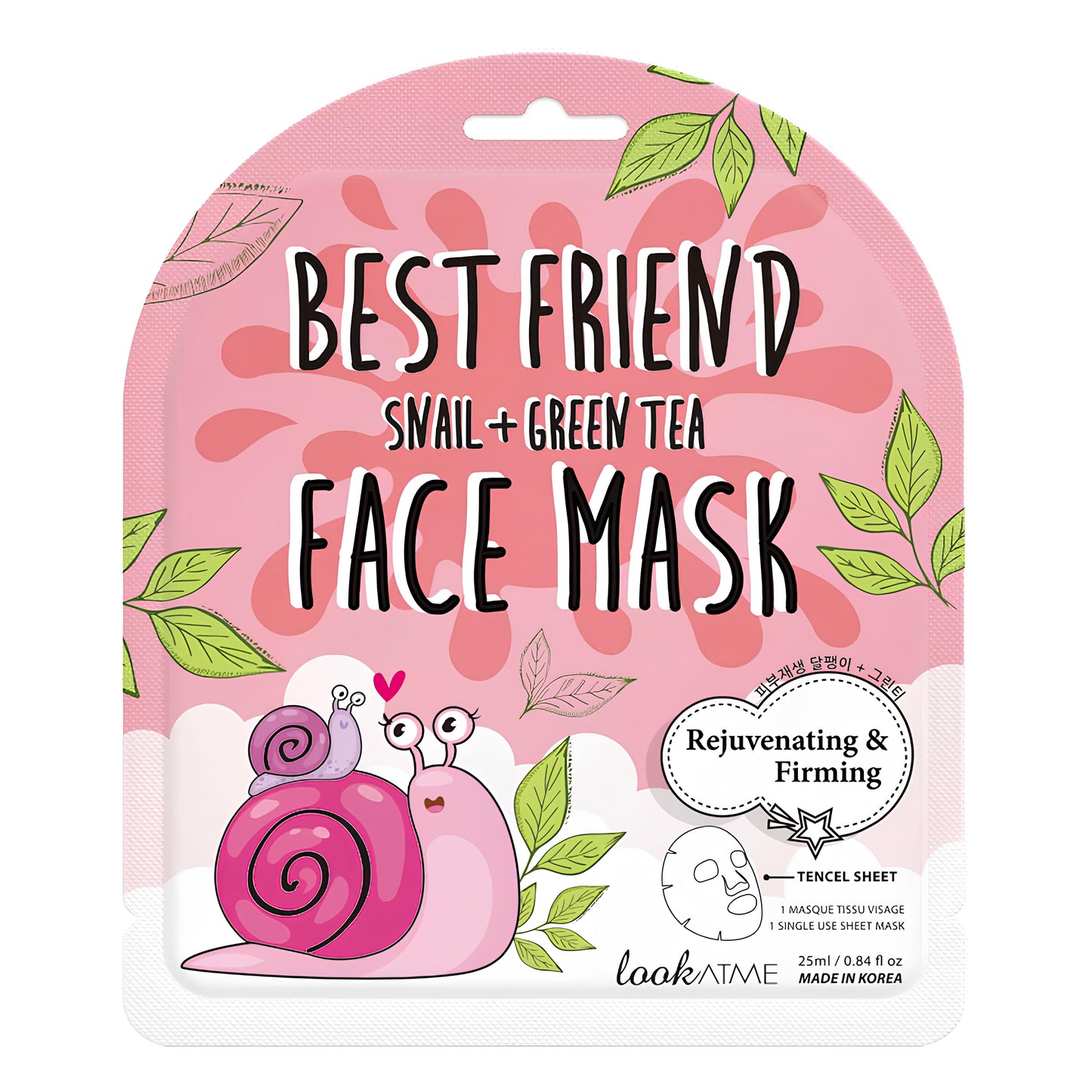 Best Friend Snail & Green Tea Face Mask by Look At Me