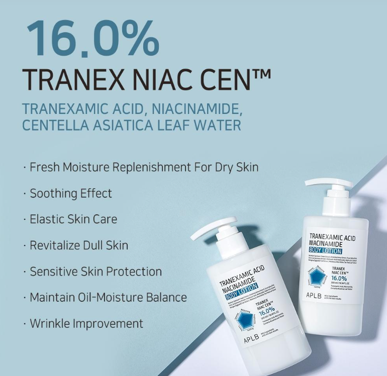 Tranexamic Acid Niacinamide Body Lotion by APLB