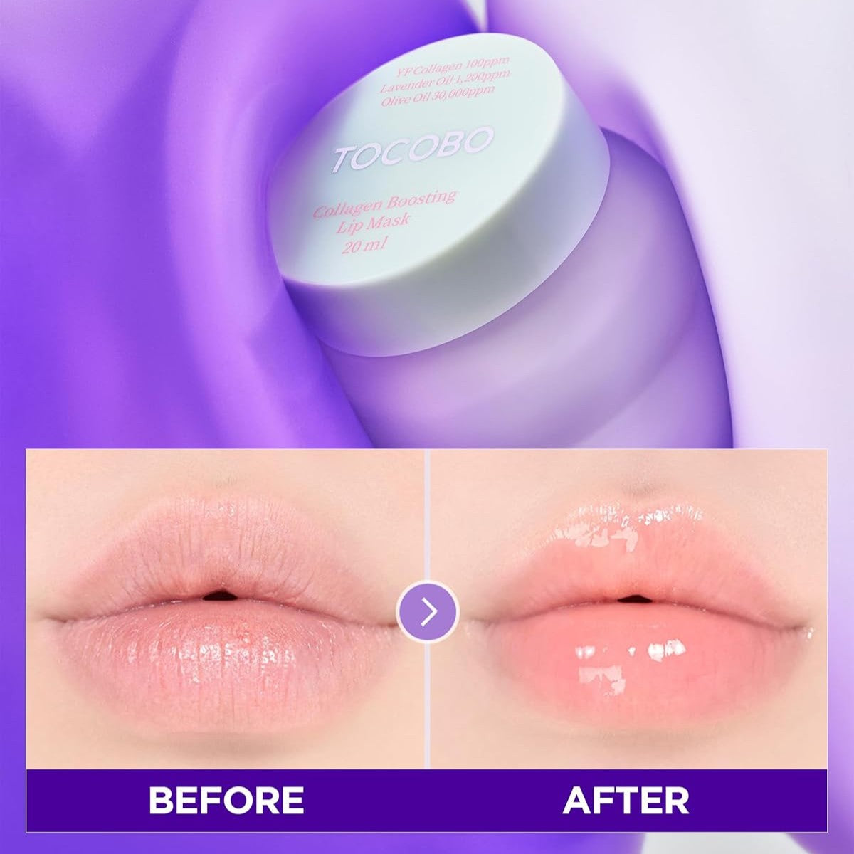 Collagen Boosting Vegan Lip Sleeping Mask by Tocobo