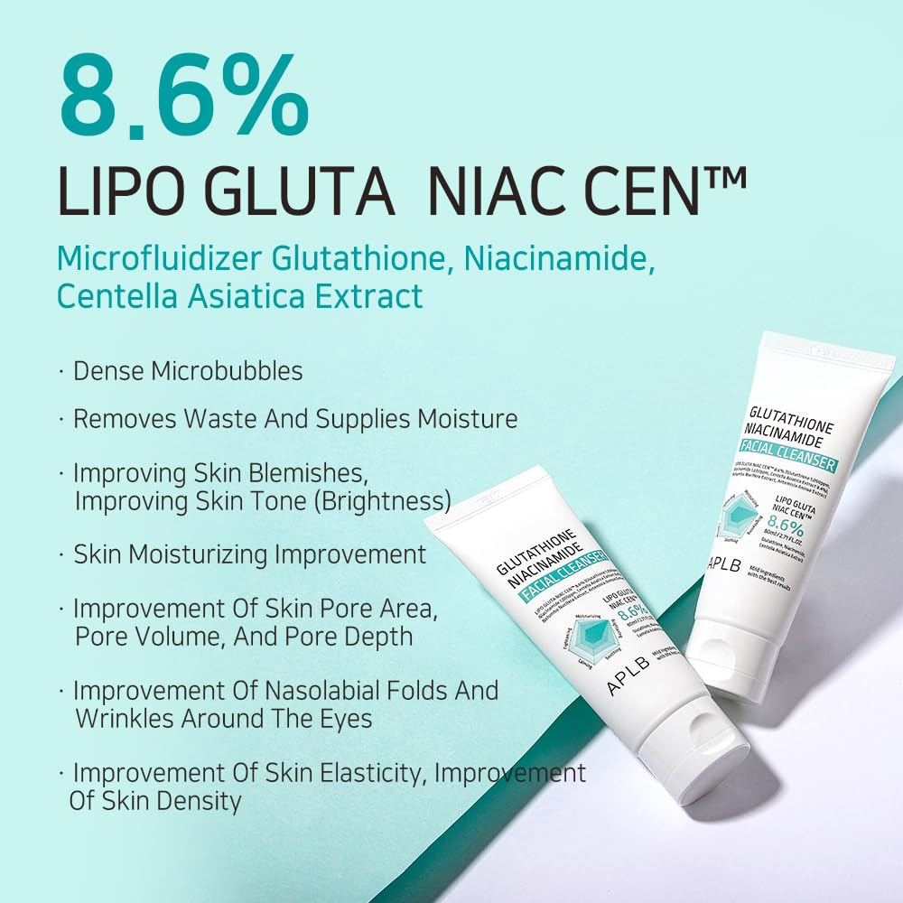 Glutathione Niacinamide Facial Cleanser by APLB
