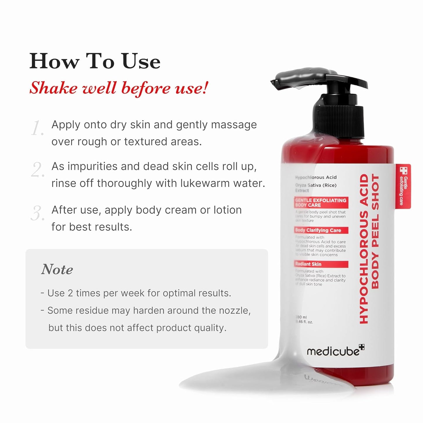 Hypochlorous Acid Body Peel Shot by Medicube