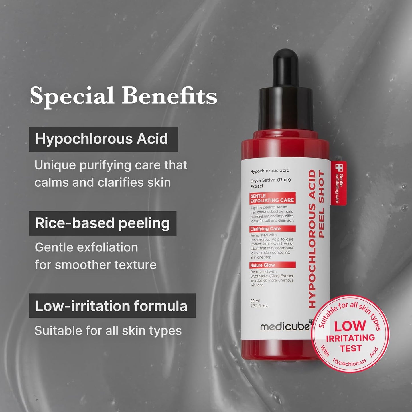 Hypochlorous Acid Rice Peel Shot by Medicube
