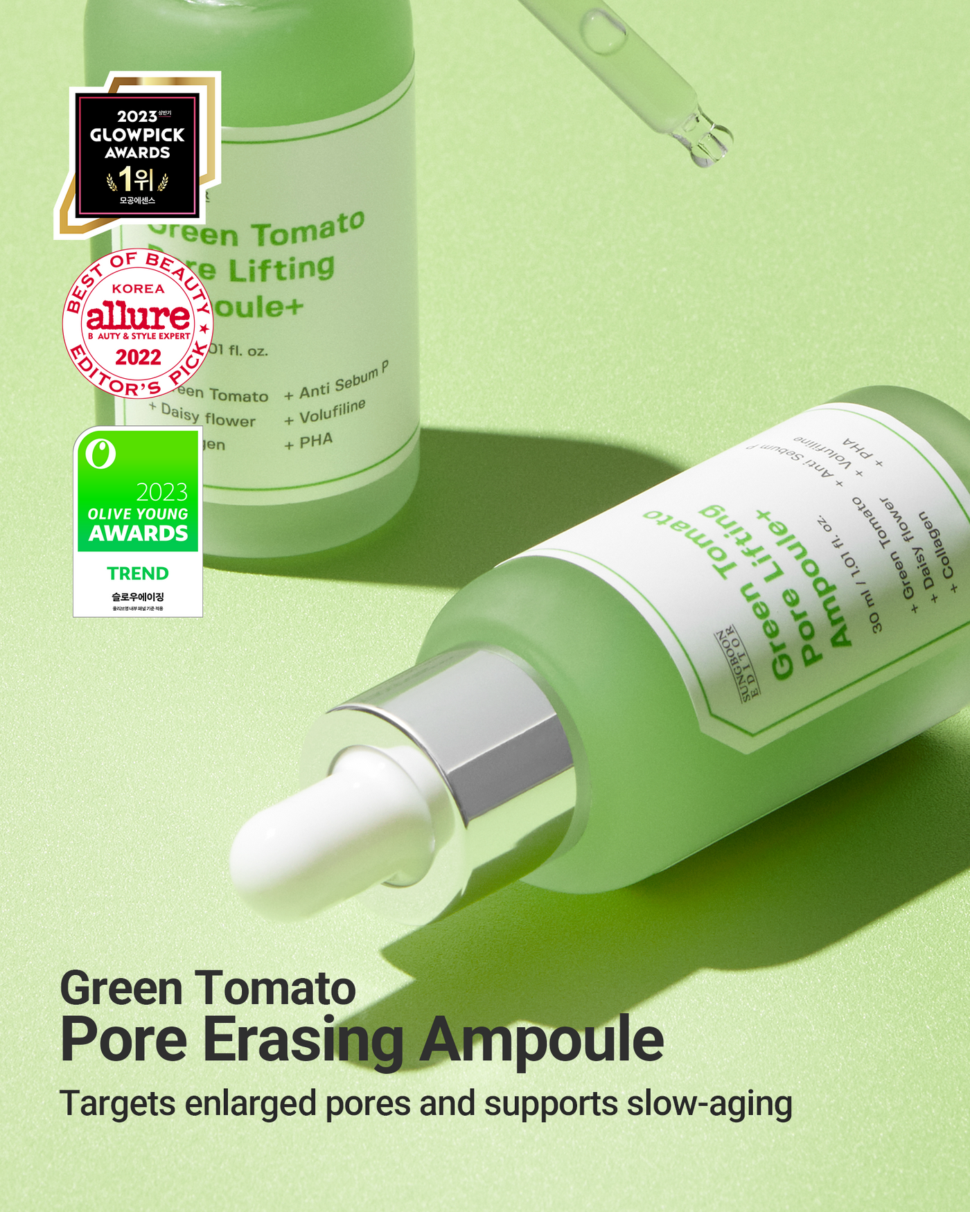 Green Tomato Pore Zero Ampoule+ by Sungboon Editor
