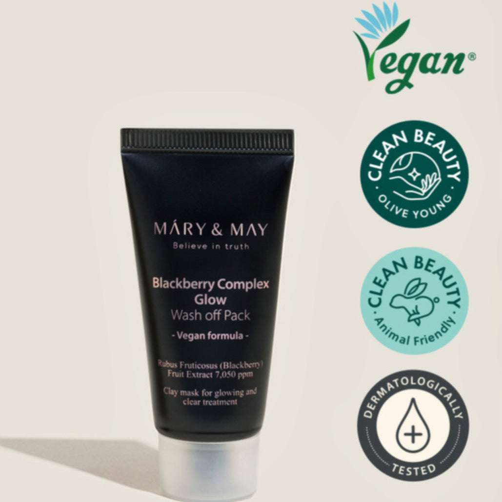Μάσκα Λάμψης με Μαύρα Μούρα από τη Mary&May