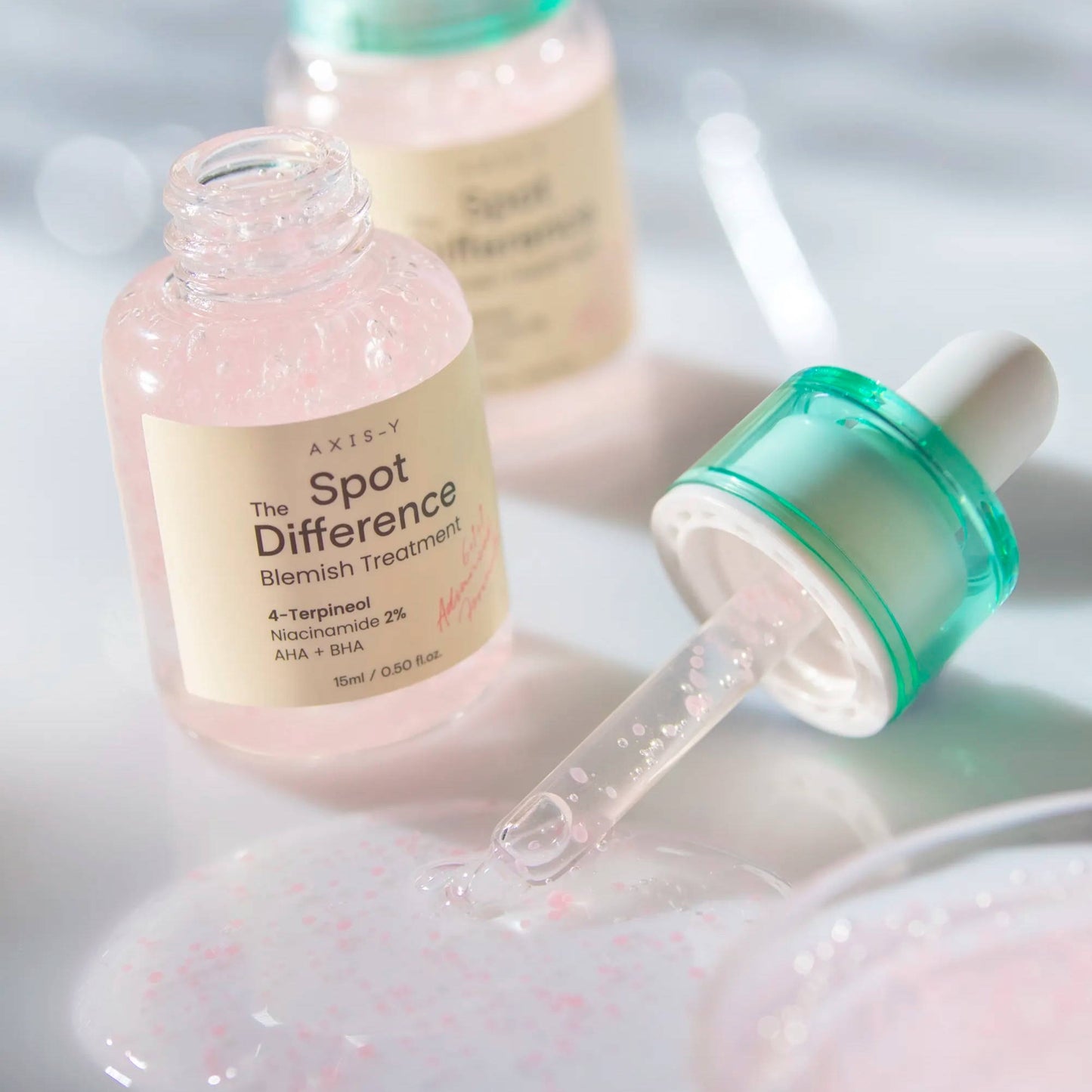 The spot difference blemish treatment by Axis-y