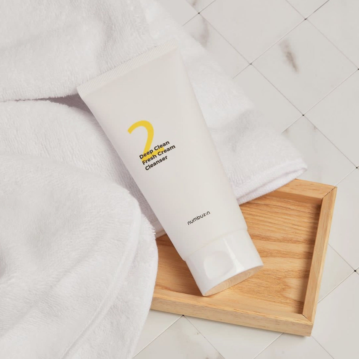 No.2 Deep clean fresh cream cleanser by Numbuzin