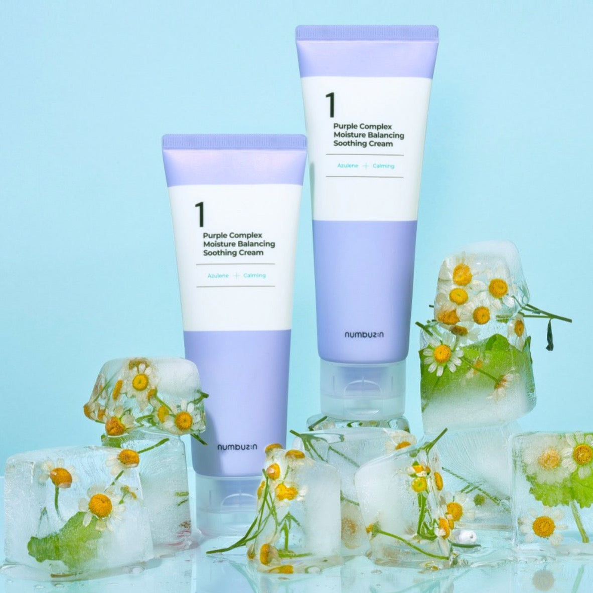 No.1 Purple complex moisture balancing soothing cream by Numbuzin