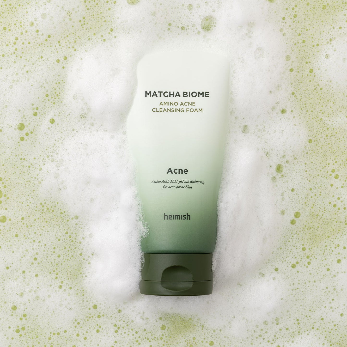 Matcha biome amino Acne cleansing foam by Heimish