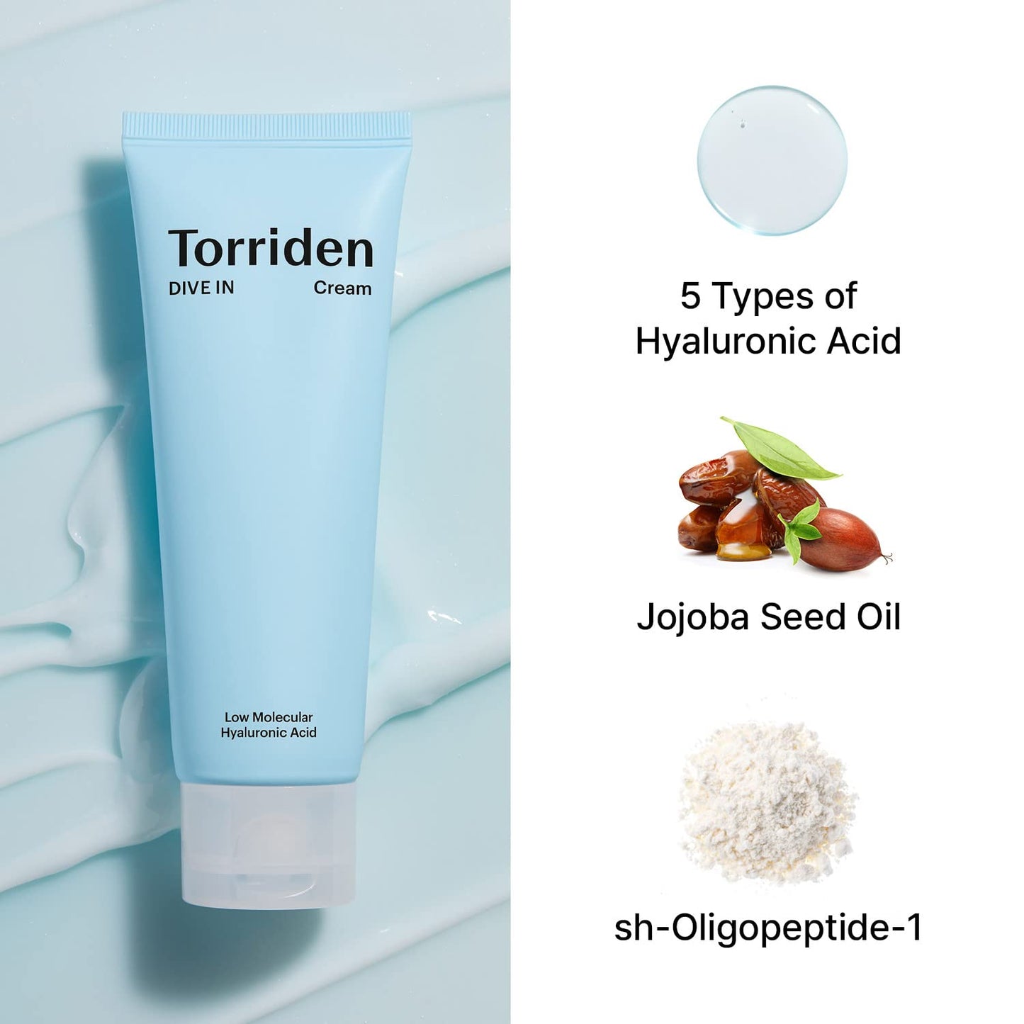 Dive in Low molecular hyaluronic acid cream by Torriden
