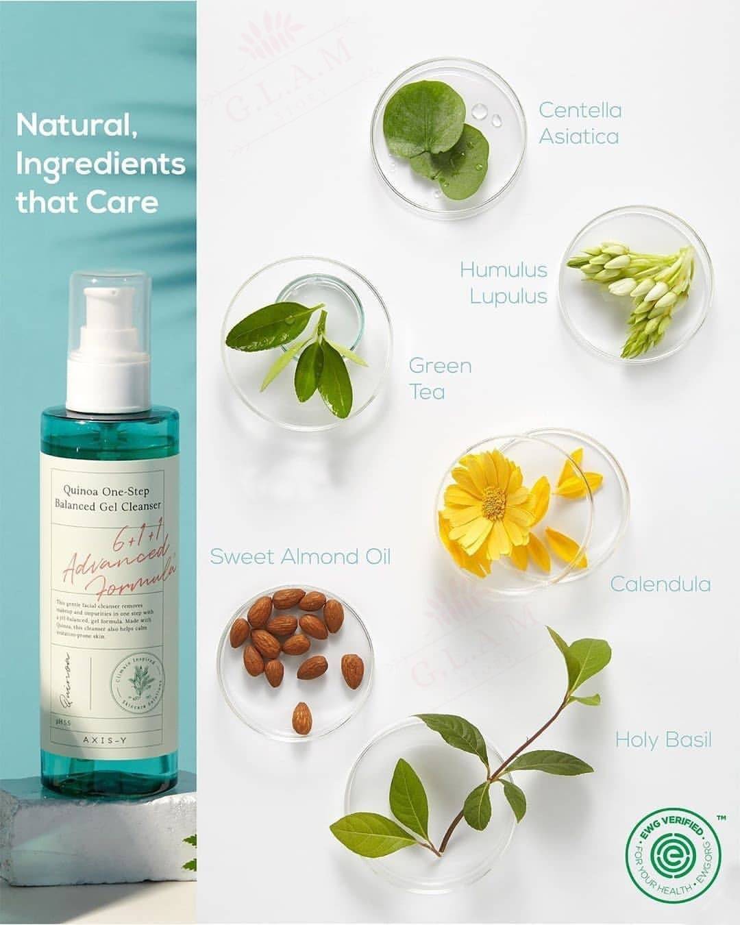 Quinoa one step balanced gel cleanser by Axis-y