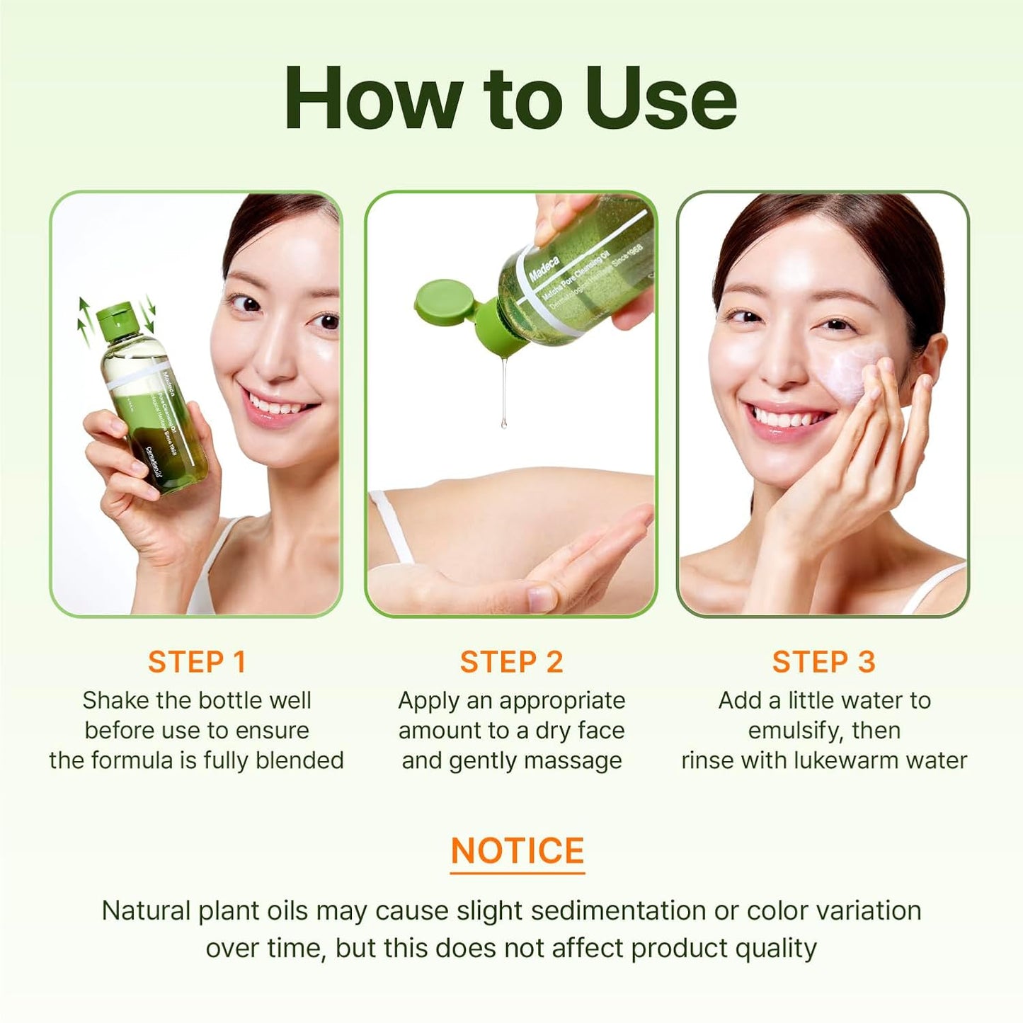 Madeca Matcha Pore Cleansing Oil by Centellian24