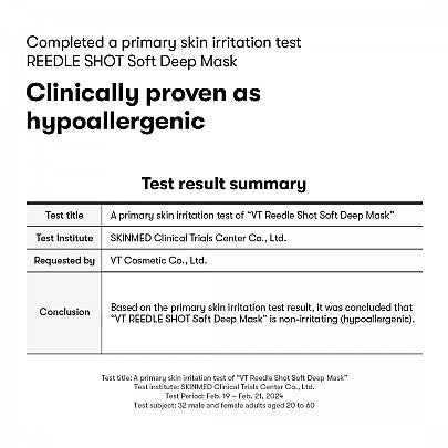 Reedle Shot 700 2 Step Mask by VT Cosmetics