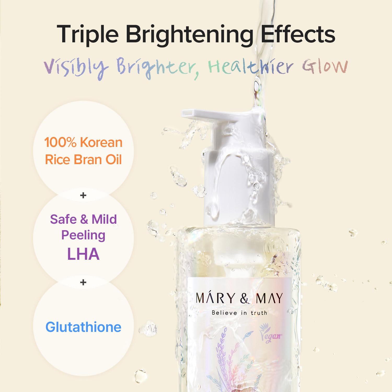 Rice Glutathione LHA Cleansing Oil by Mary & May koreancosmetic.cy Rice Glutathione LHA Cleansing Oil by Mary & May koreancosmetic.cy