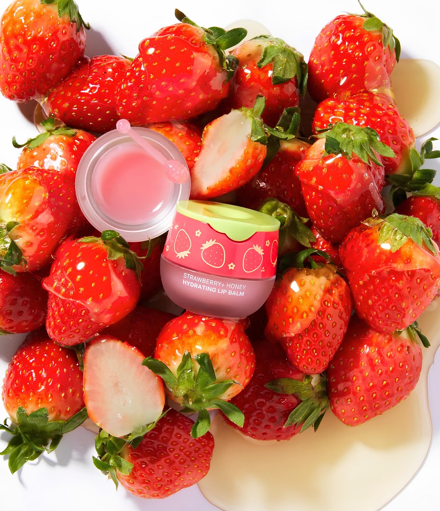 Strawberry & Honey Moisturizing Lip Balm by Look At Me
