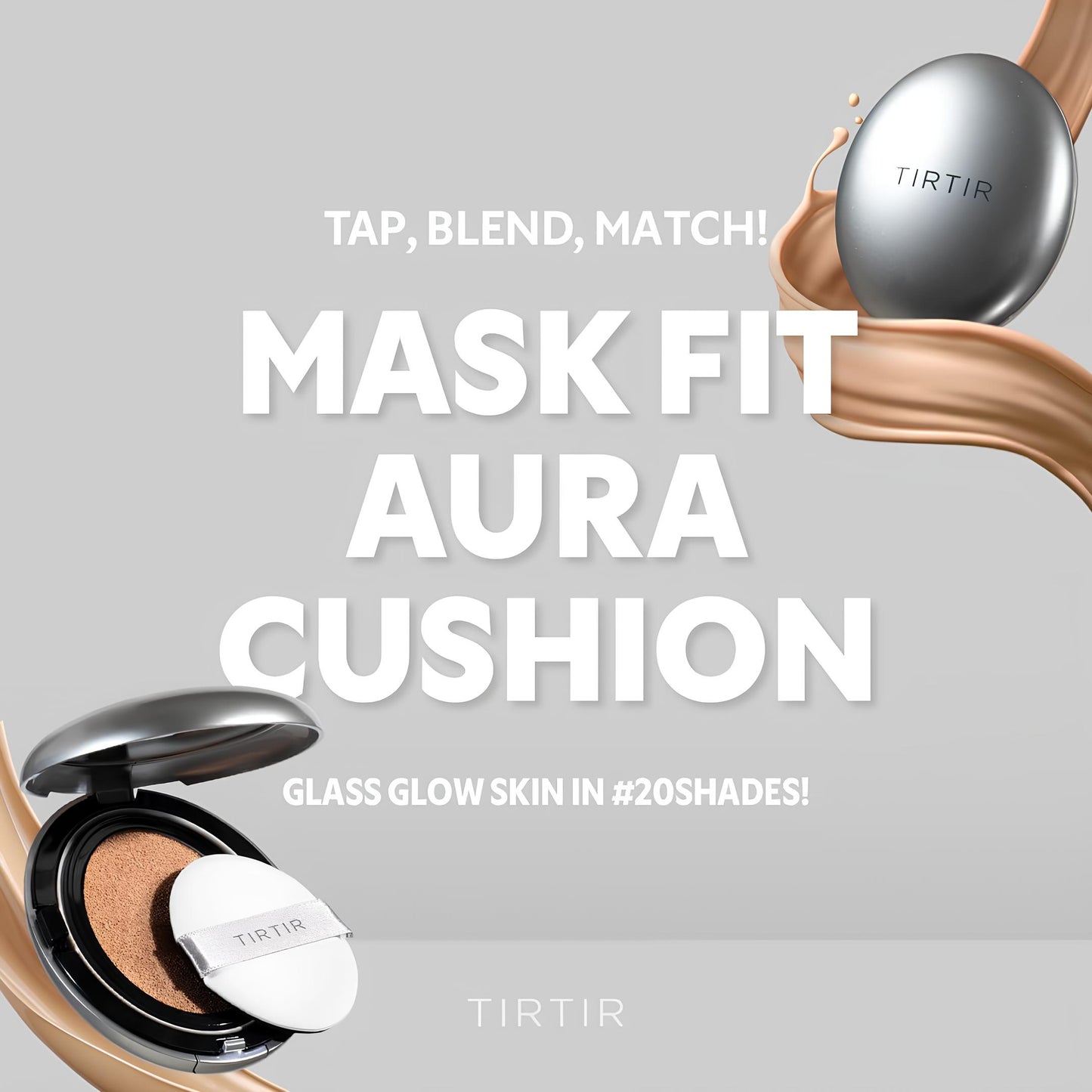 Mask Fit Aura Cushion - Подушка с высоким покрытием от TirTir