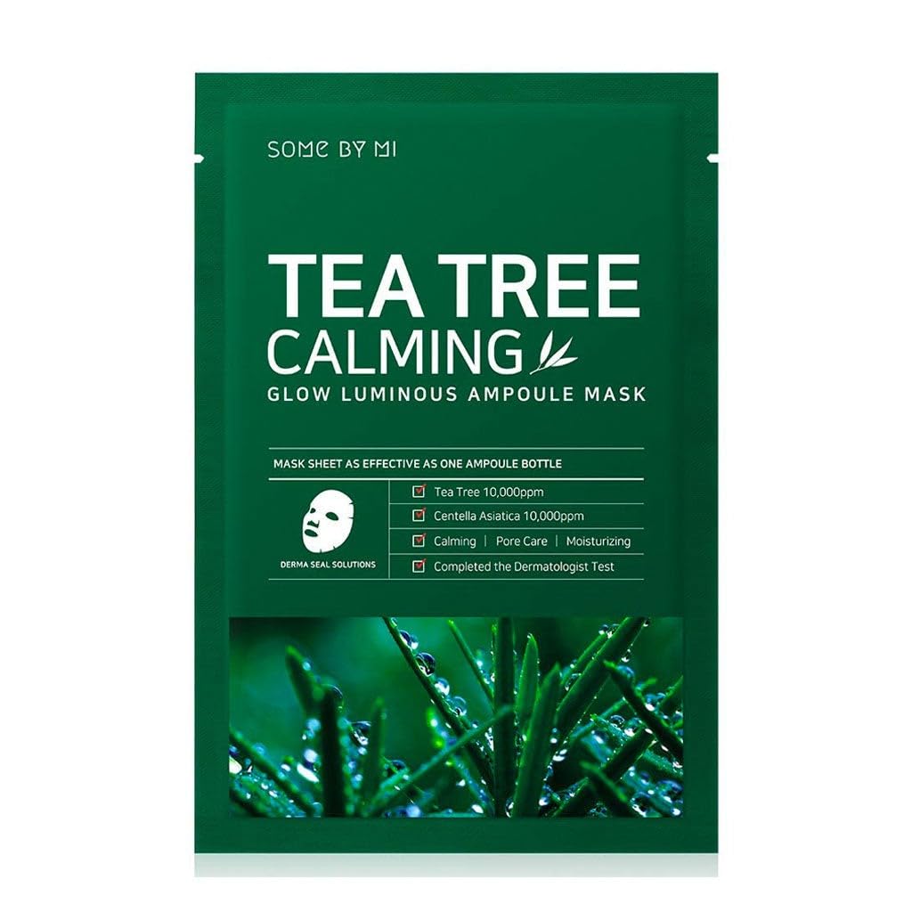 Tea Tree Calming Glow Luminous Ampoule Mask by Some by mi