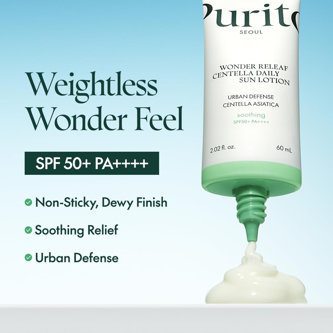 Wonder Releaf Centella Daily Sun Lotion Soothing SPF50+ PA++++ by Purito