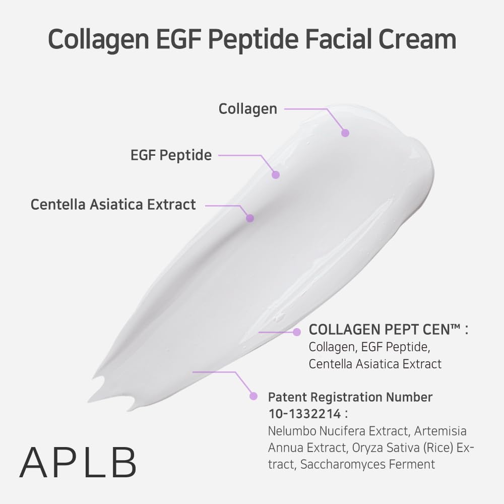 Collagen EGF Peptide Facial Cream – Collagen Pept CENT™ 29.4% by APLB