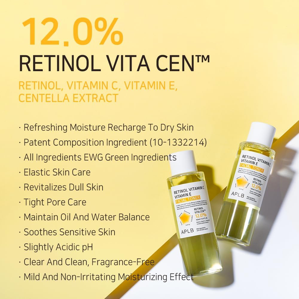 Retinol Vitamin C Vitamin E Facial Toner - Retinol VITA CEN™ 12.0% by APLB