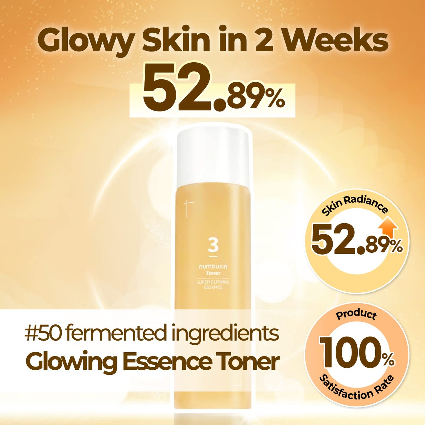 No.3 Super glowing essence toner by Numbuzin