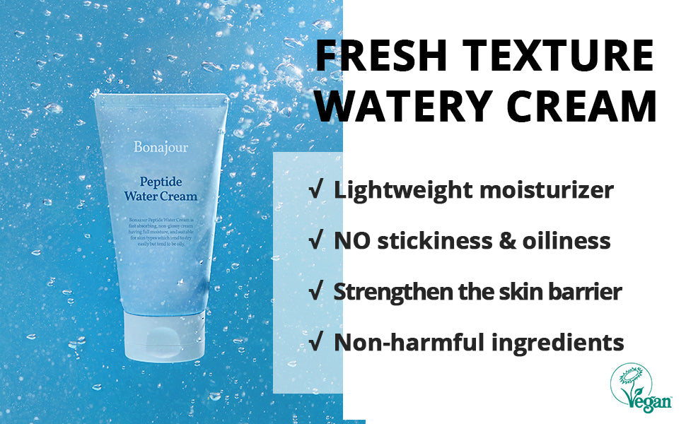 Peptide water bomb cream by Bonajour