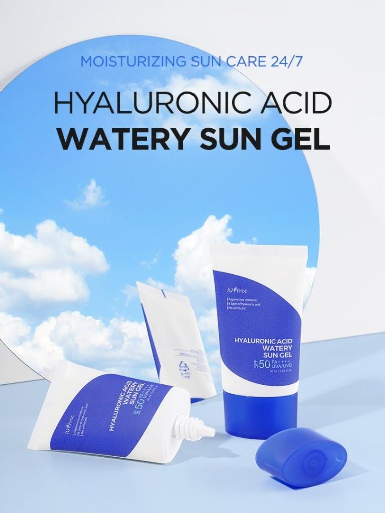 Hyaluronic acid watery sun gel with SPF50+/PA++++ by Isntree