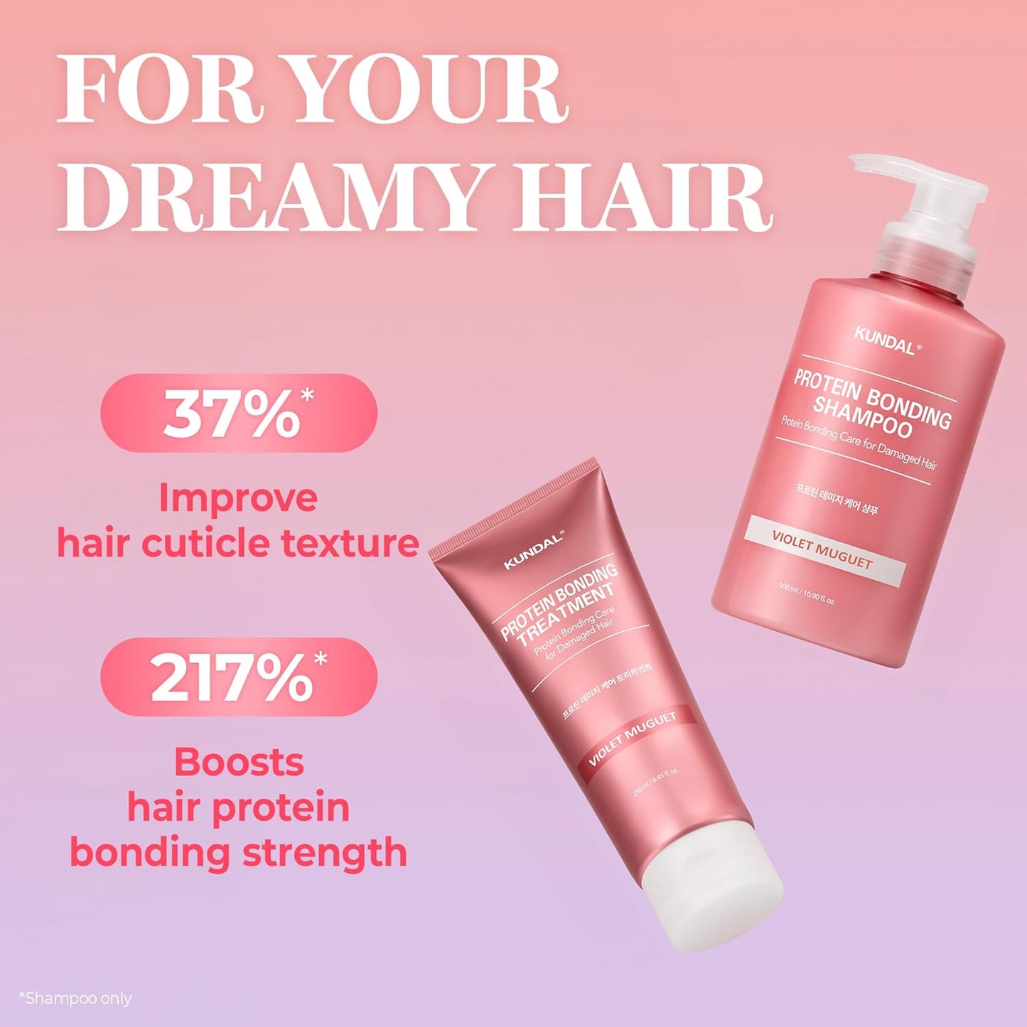 Protein Bonding Set Silky Glow Edition – Violet Muguet by Kundal