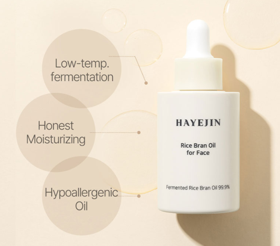 Rice Bran Oil for Face by Hayejin