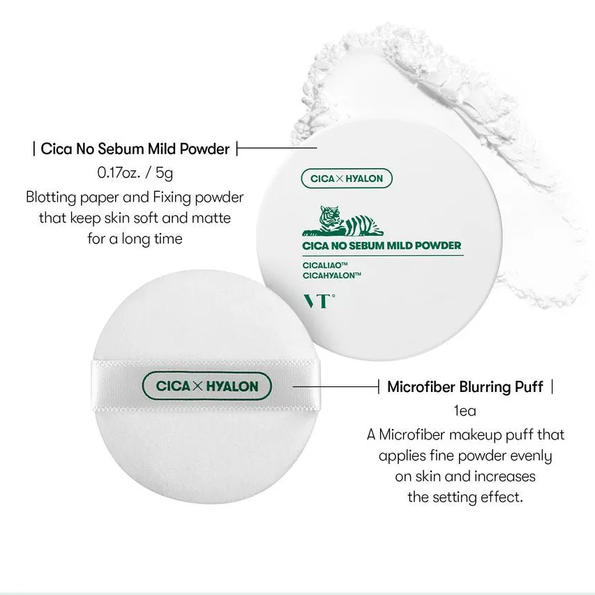 Cica No Sebum Mild Powder by VT Cosmetics
