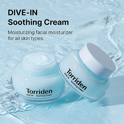 Dive in Soothing Cream Low Hyaluronic Acid by Torriden