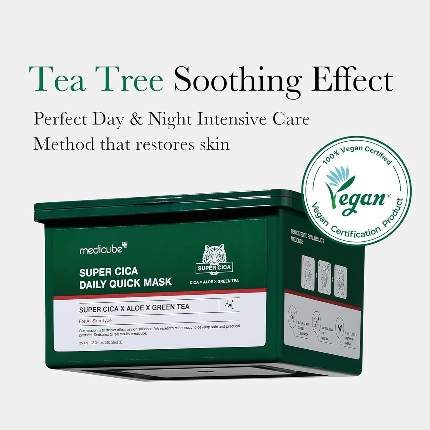 Super Cica Daily Quick Facial Masks by Medicube