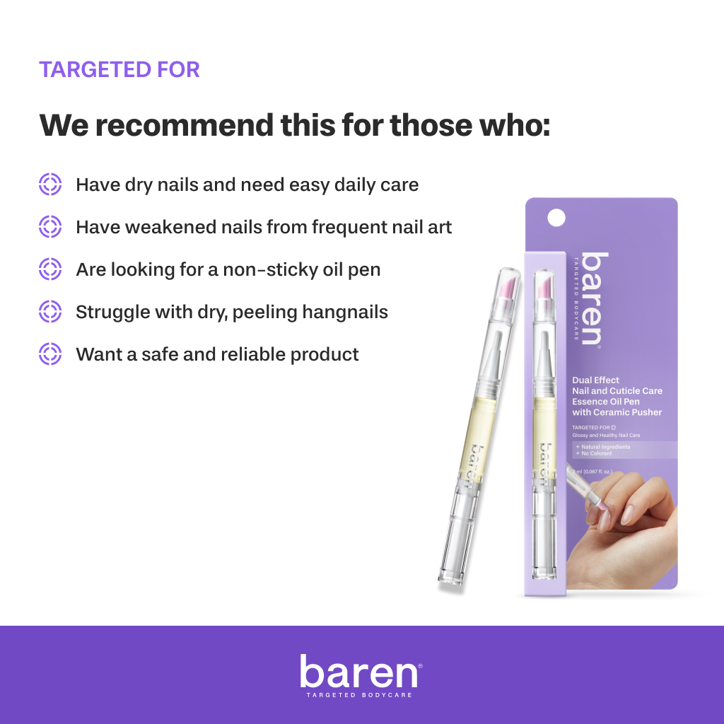 Dual Effect Nail and Cuticle Care Essence Oil Pen by Baren