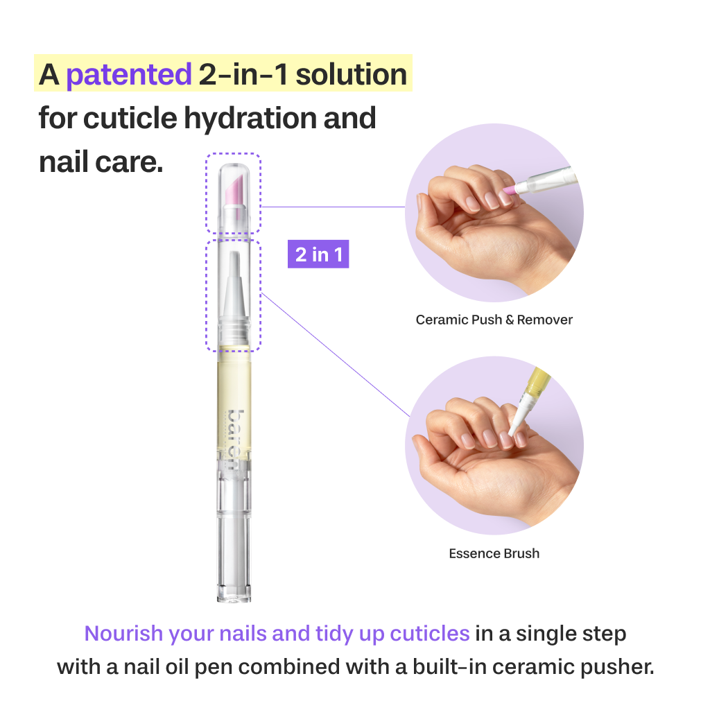Dual Effect Nail and Cuticle Care Essence Oil Pen by Baren