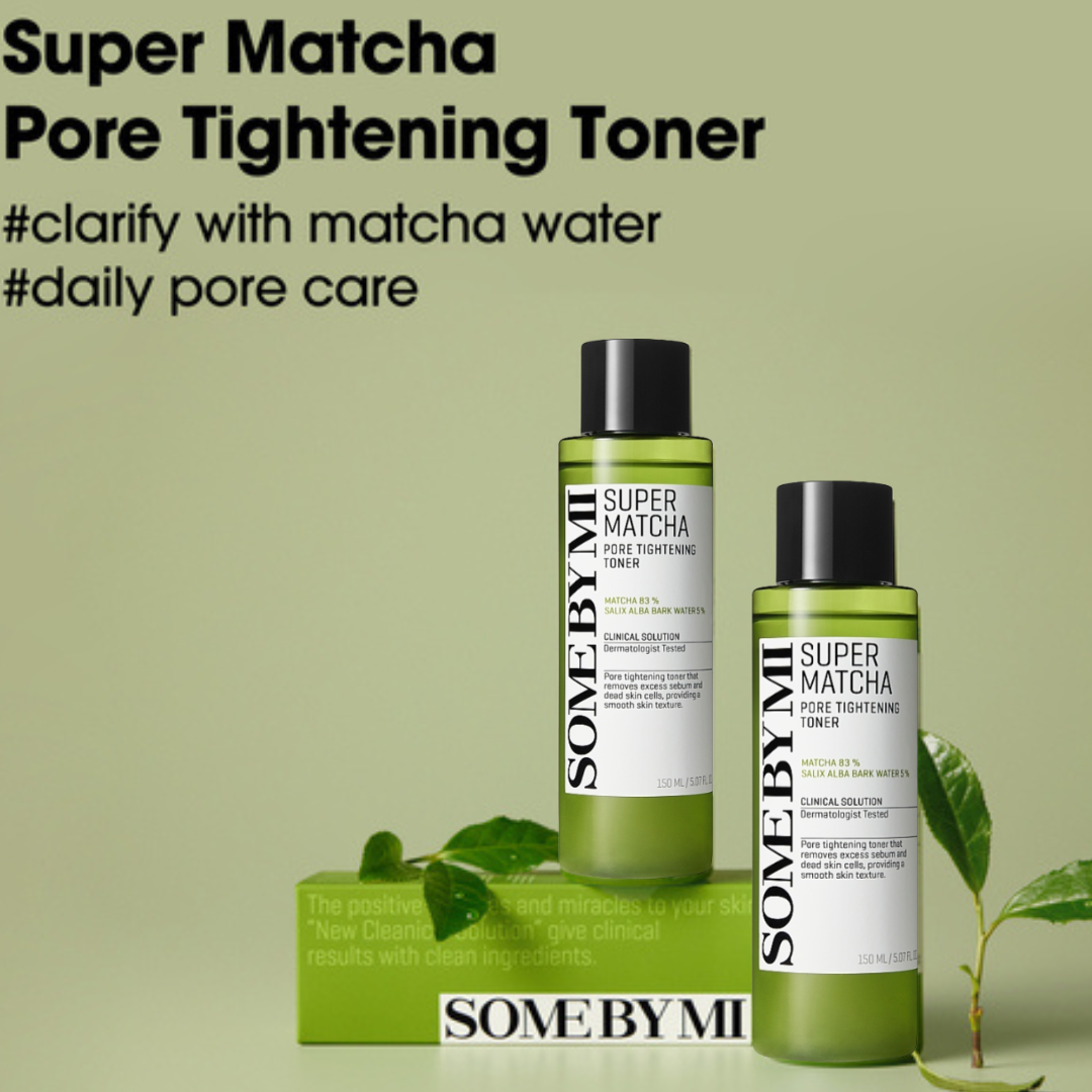 Pore tightening toner with Matcha by Some by mi