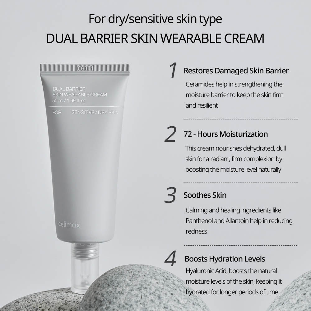 Dual Barrier Skin Wearable Cream by celimax