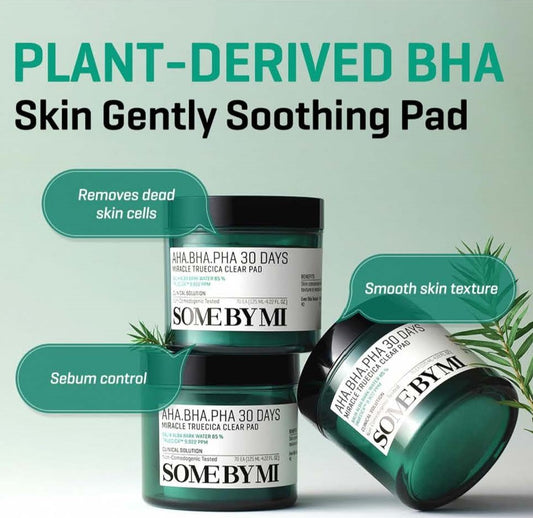Επιθέματα Απολέπισης 30 Days Miracle με AHA, BHA και PHA της Some by mi