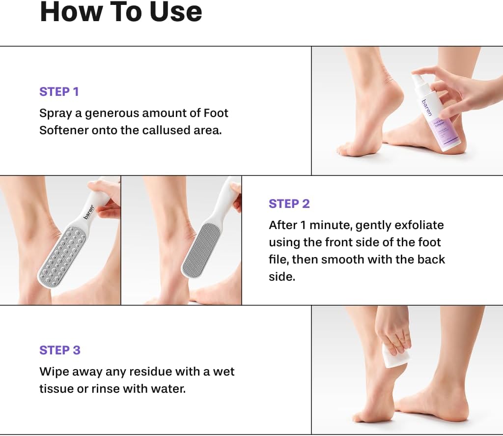 Foot Exfoliant Softener At-Home Kit by Baren