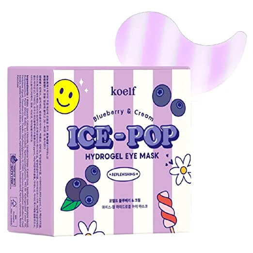 Blueberry and Cream Hydrogel eye mask by Petitfee & Koelf