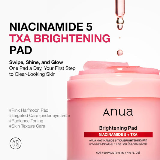 Niacinamide 5 TXA Brightening Toner Pads by Anua