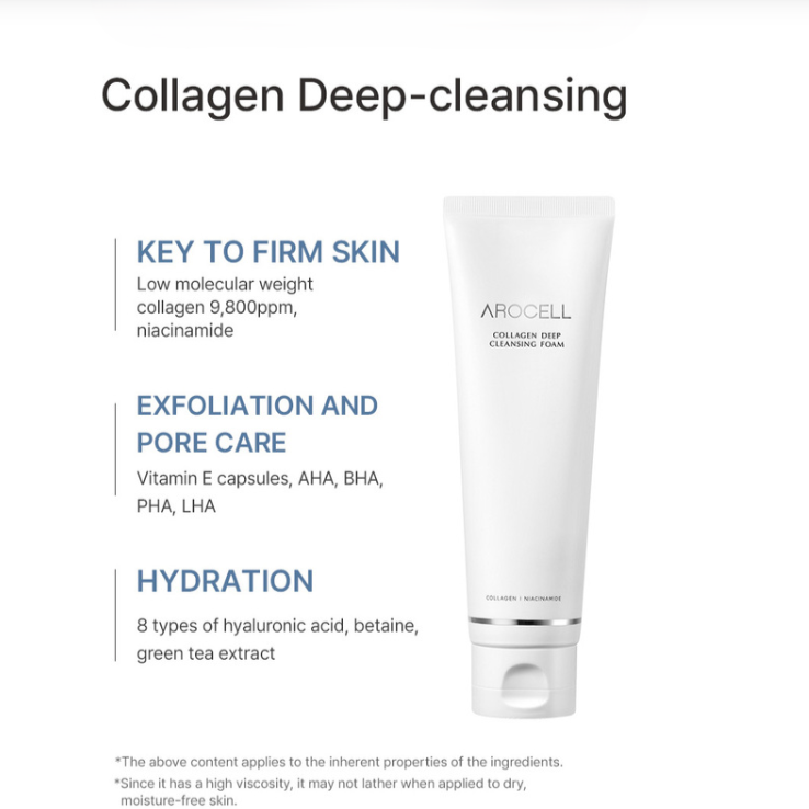 Collagen Deep Cleansing Foam by Arocell