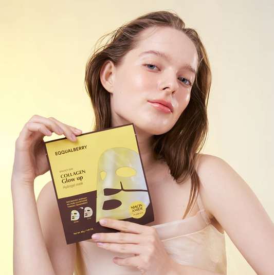 Collagen Glow Up Hydrogel Mask by Eqqualberry