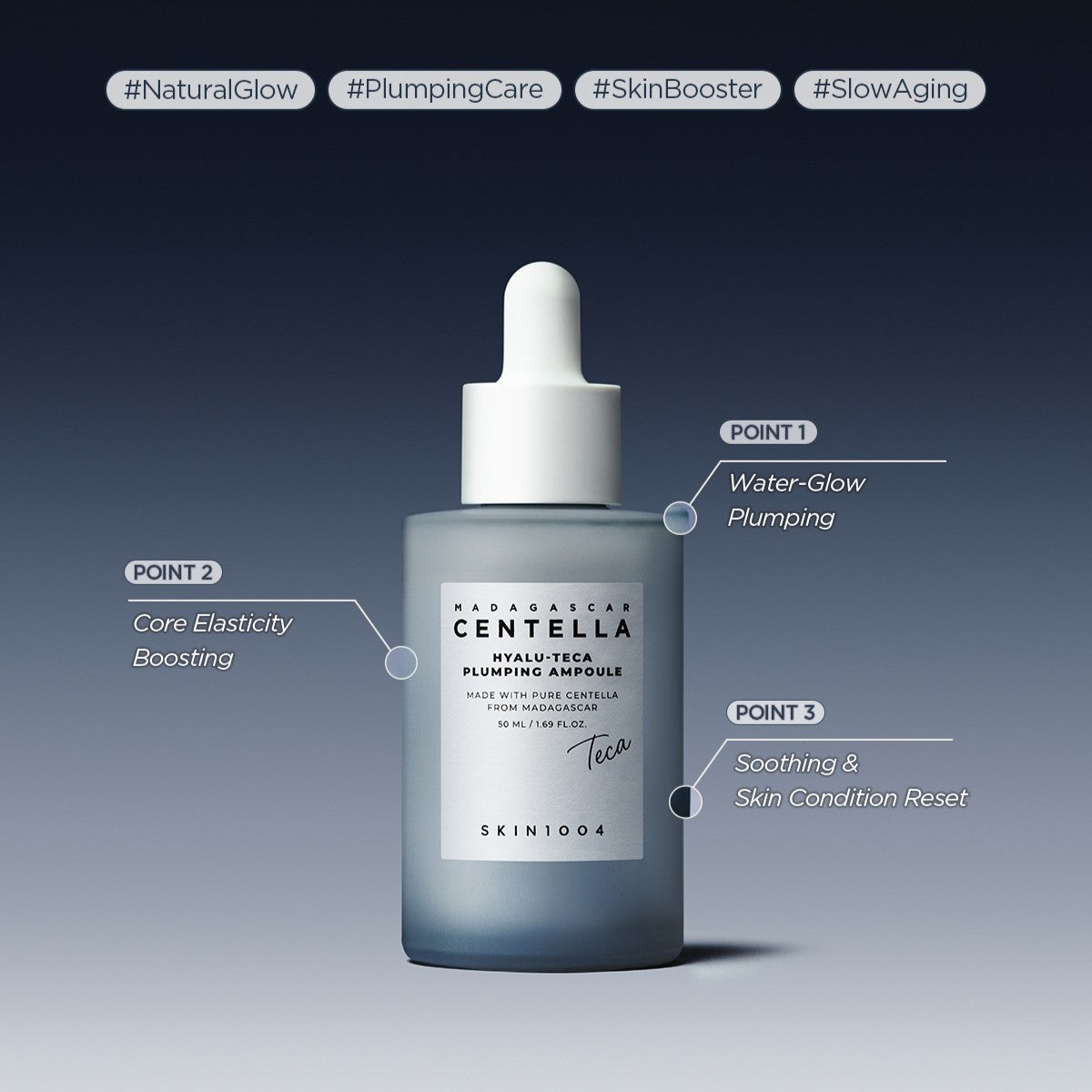 Madagascar Centella Hyalu-Teca Plumping Ampoule by SKIN1004
