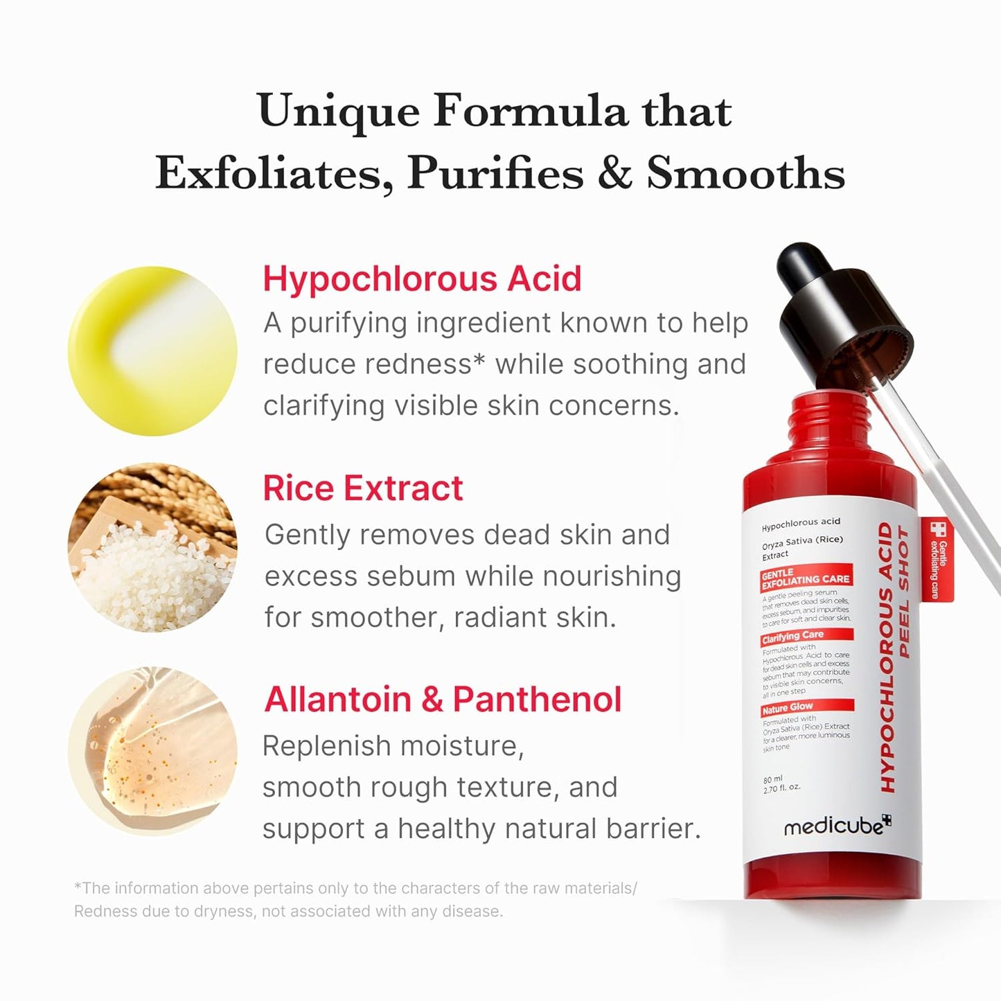 Hypochlorous Acid Rice Peel Shot  by Medicube