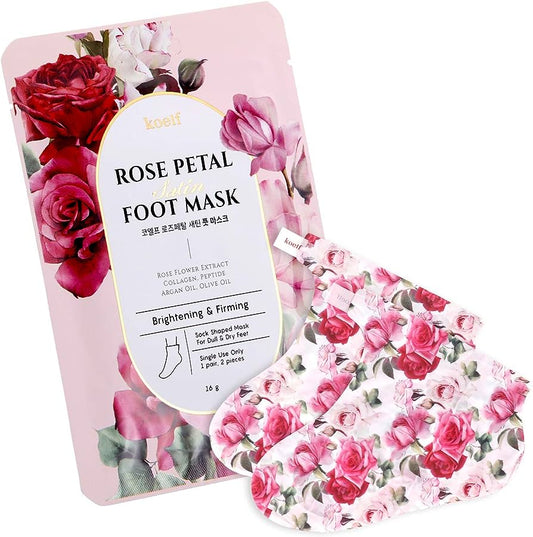 Rose petal foot mask by Petitfee