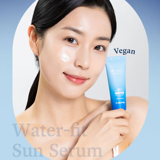 Mooltox moisturising water-fit sun serum SPF50+/PA++++ by Medi-peel