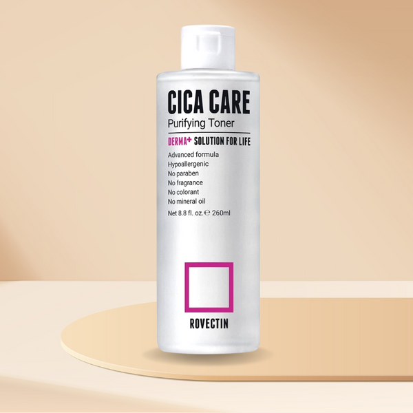 Cica care purifying toner by Rovectin